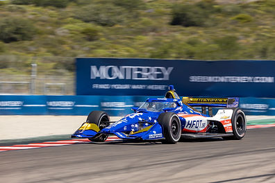 Ferrucci testing at WeatherTech Raceway/Laguna Seca in July. Photo: @artsbycoel
